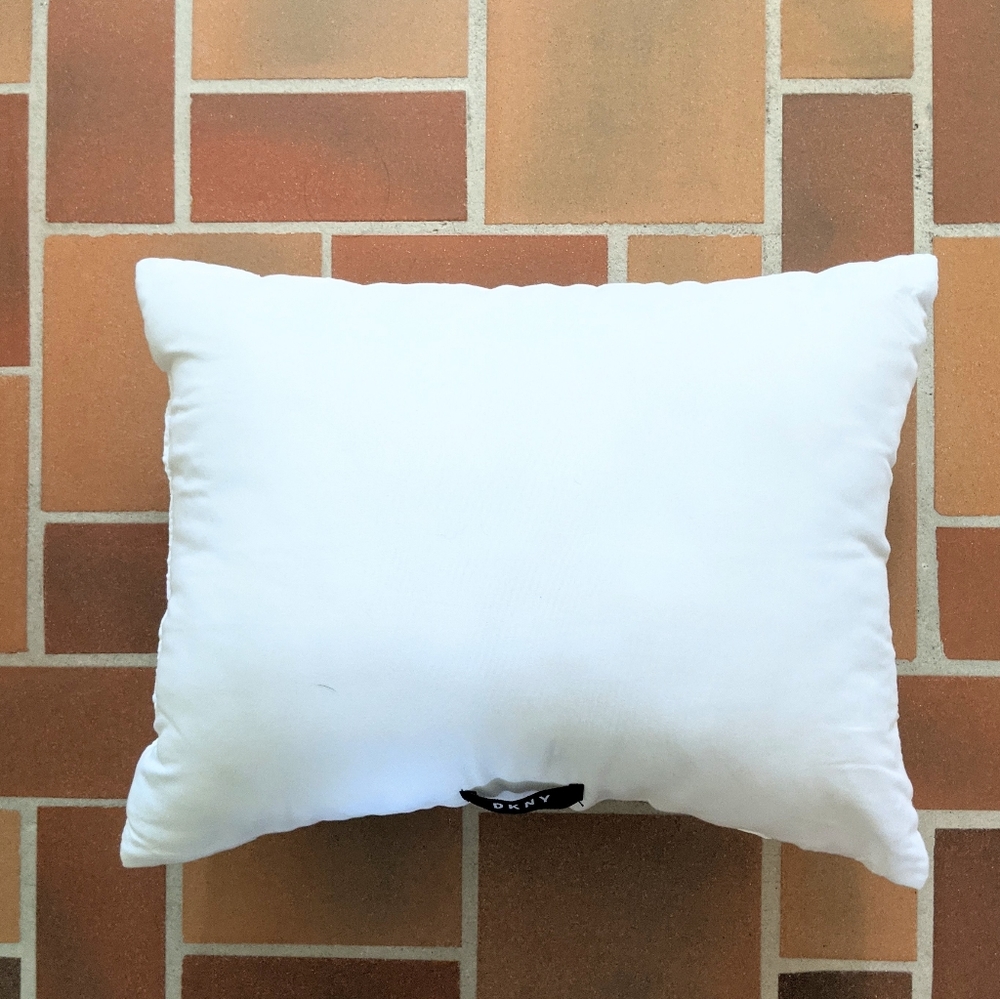 DKNY Textured White Accent Pillow - Picture 4 of 4